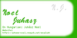 noel juhasz business card